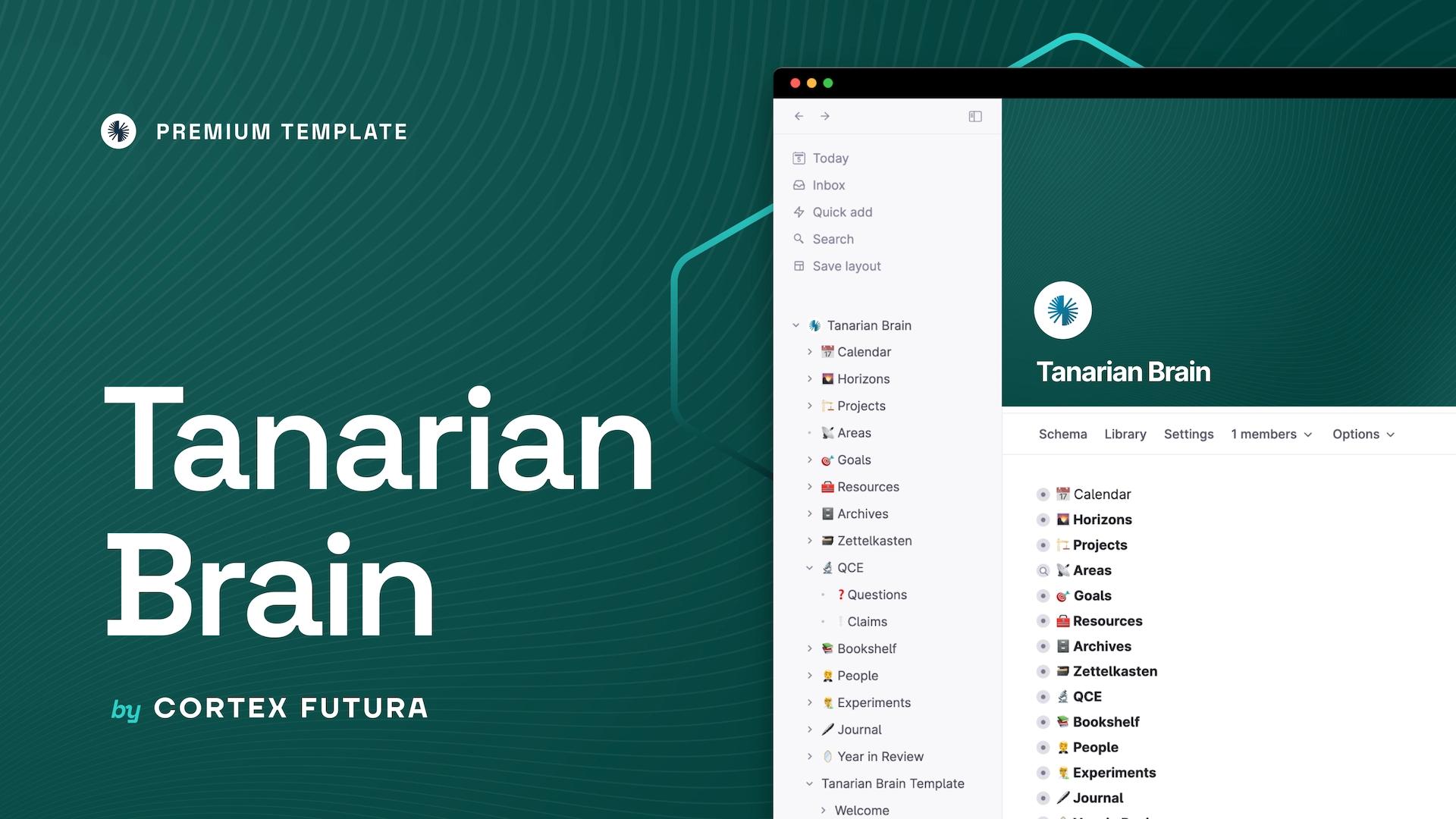 Tanarian Brain complete system template by CortexFutura
