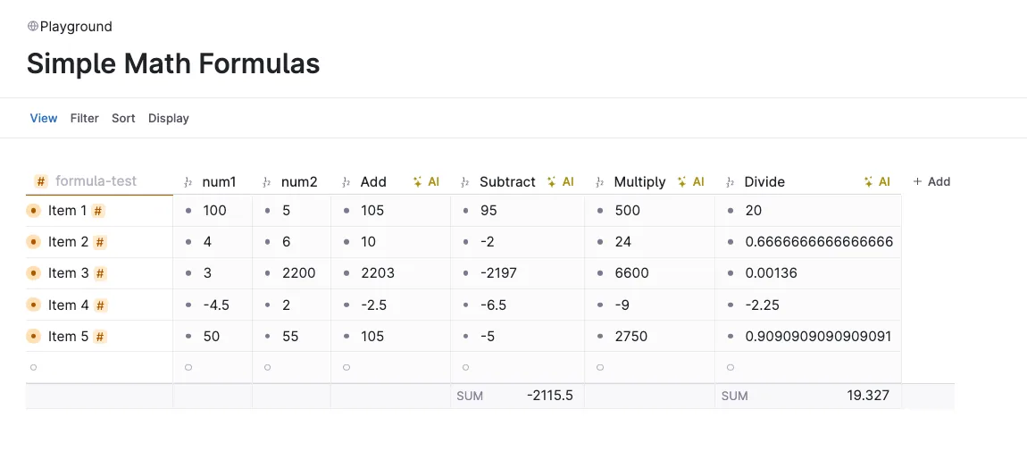 AI command pack for math formulas shared as a Tana template