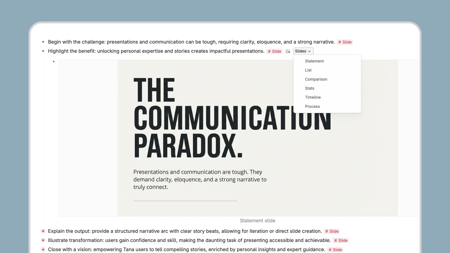 #slide tag menu - Media section