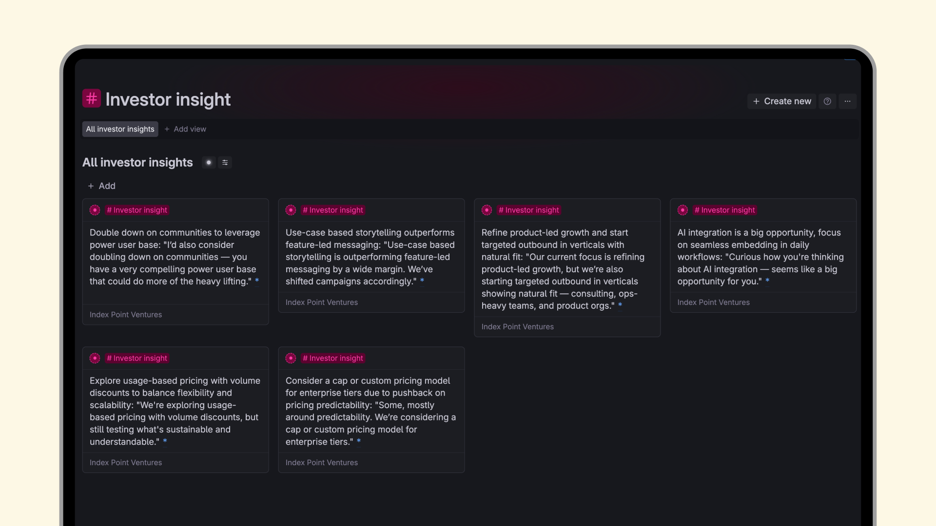Investor Insights