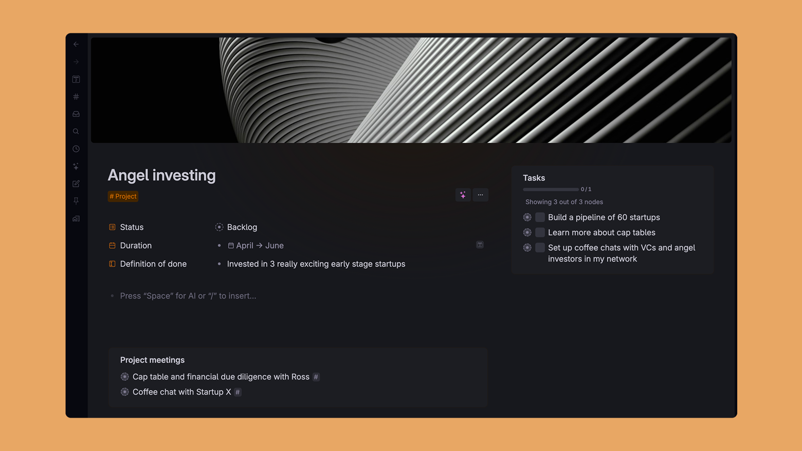 Project template image